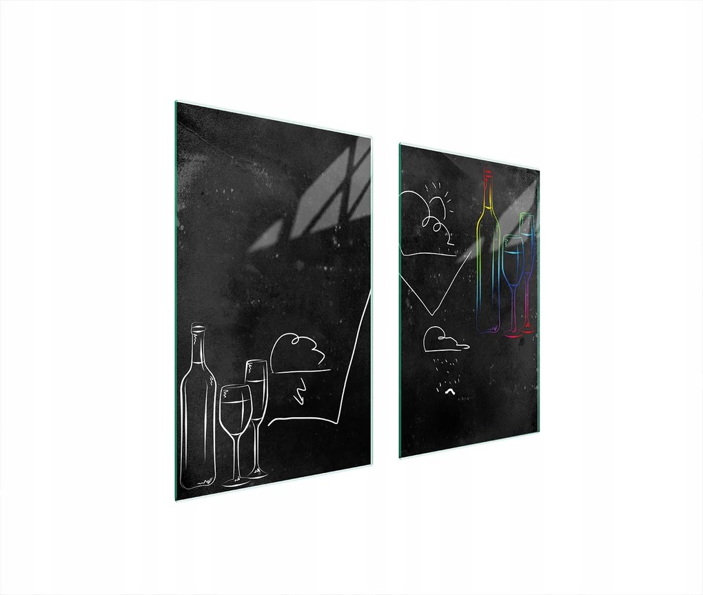 Üveg Tűzhelyvédő Főzőlap 75x52 Fekete Edzett Üveg