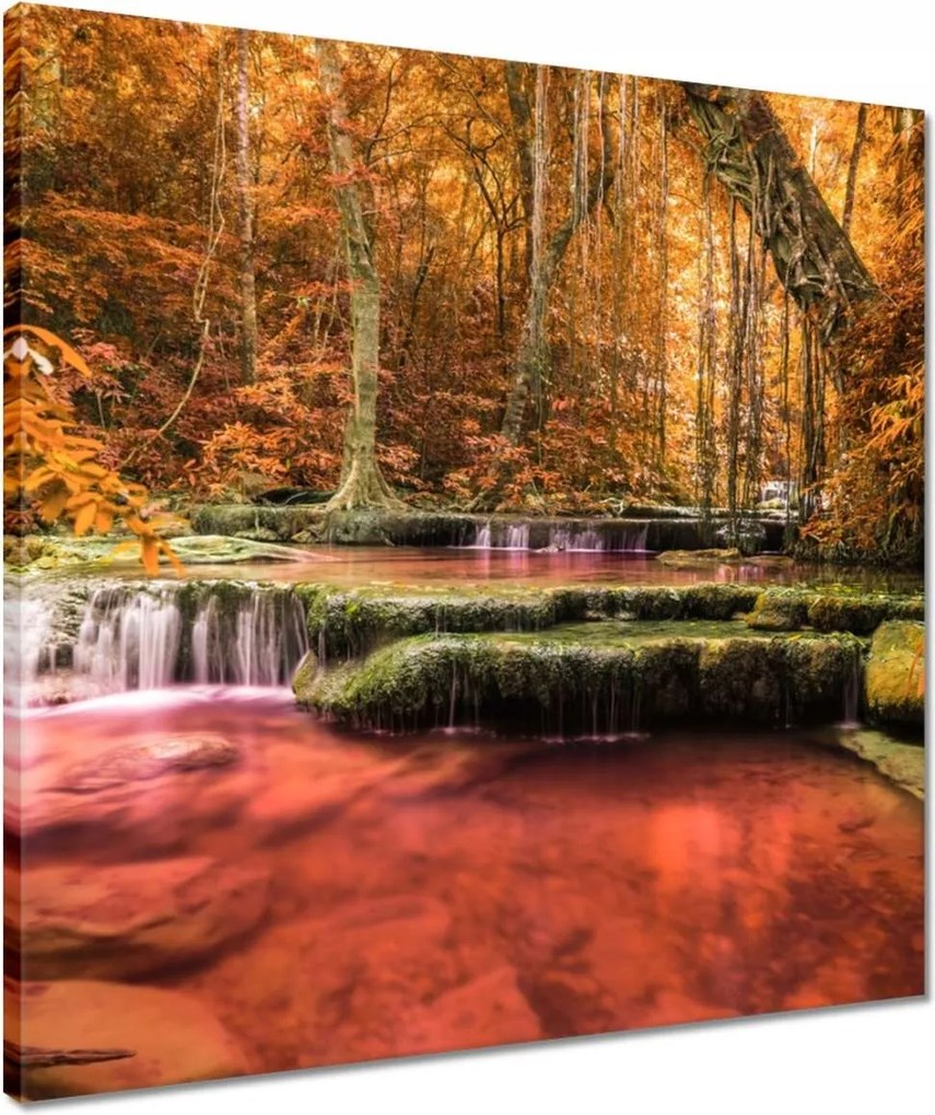 Vászonkép 50x50 Kanchanaburi vízesés