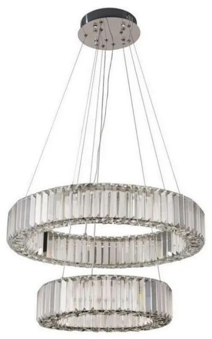 LED állítható fényerejű csillár kábellel LED/65W/230V 3000-6500K króm, DO