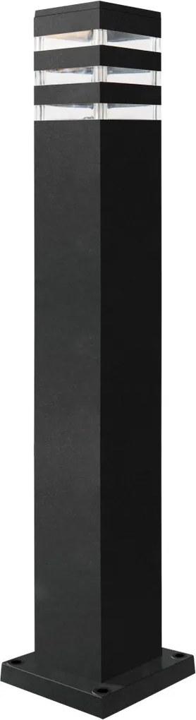 POLUX 316189 TEKSAS Modern Kültéri Állólámpa Grafit E27 IP44