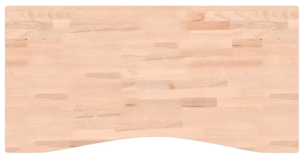 tömör bükkfa íróasztallap 100 x (45-50) x 2,5 cm
