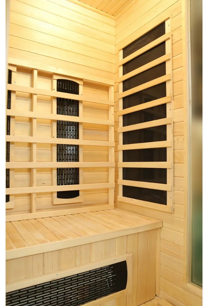 Sauna DeLuxe 2220 CB / CR, világosbarna