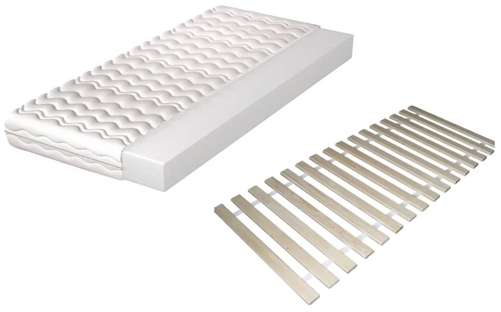 LAPIS ágy + matrac + ágyrács AJÁNDÉK, 180x200, sonoma