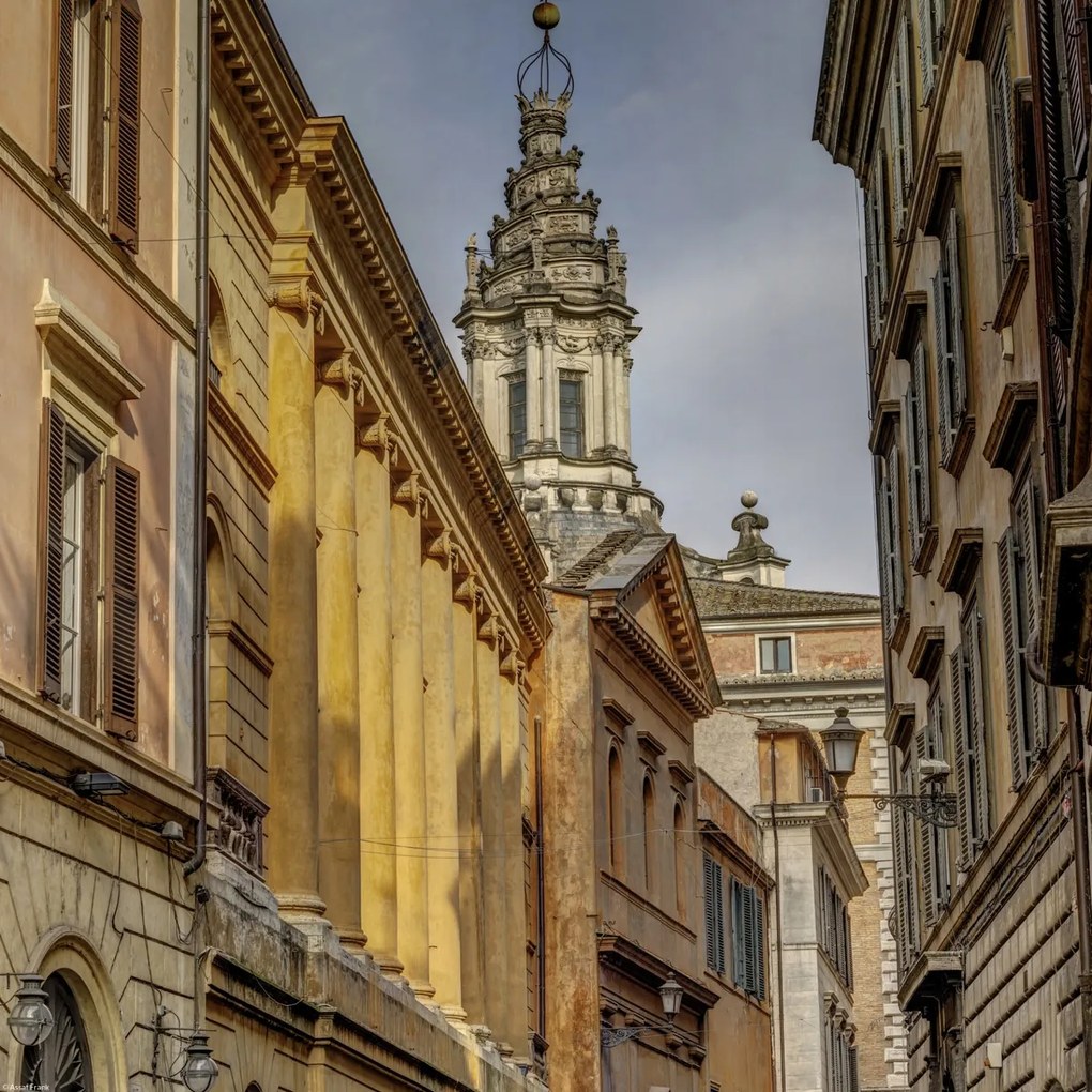 Poszter 40x40cm Róma óvárosa, Assaf Frank