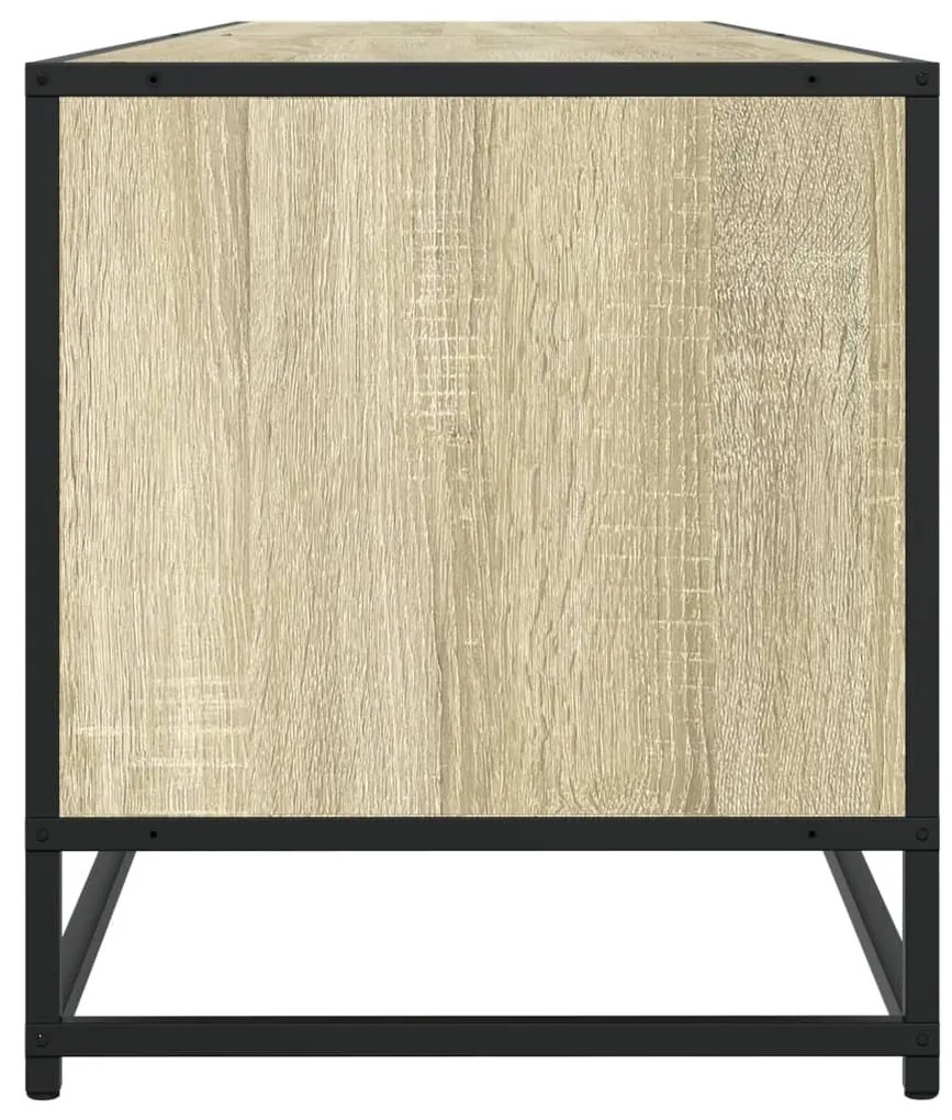 sonoma tölgy színű szerelt fa TV-szekrény 180 x 40 x 46 cm