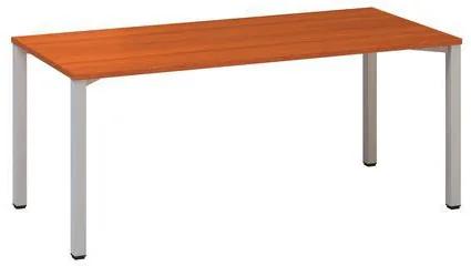 Alfa Office  Alfa 420 konferenciaasztal szürke lábazattal, 180 x 80 x 74,2 cm, egyenes kivitel, cseresznye mintázat%