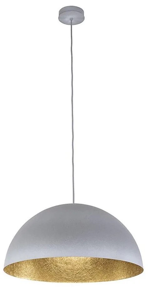 SFERA függeszték 1xE27/60W/230V, 35 cm átmérő, szürke/arany