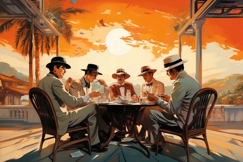 Poszter 45x30cm Ülés a Trópusokon