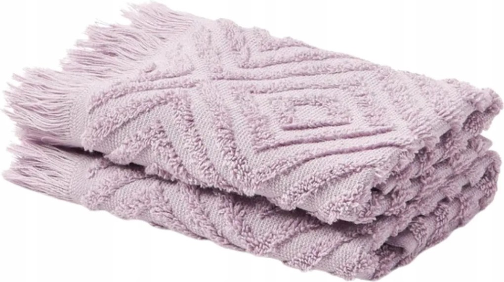 Jacqui 100% Pamut törölköző szett 490 g/m² 2 db lila 30 x 30