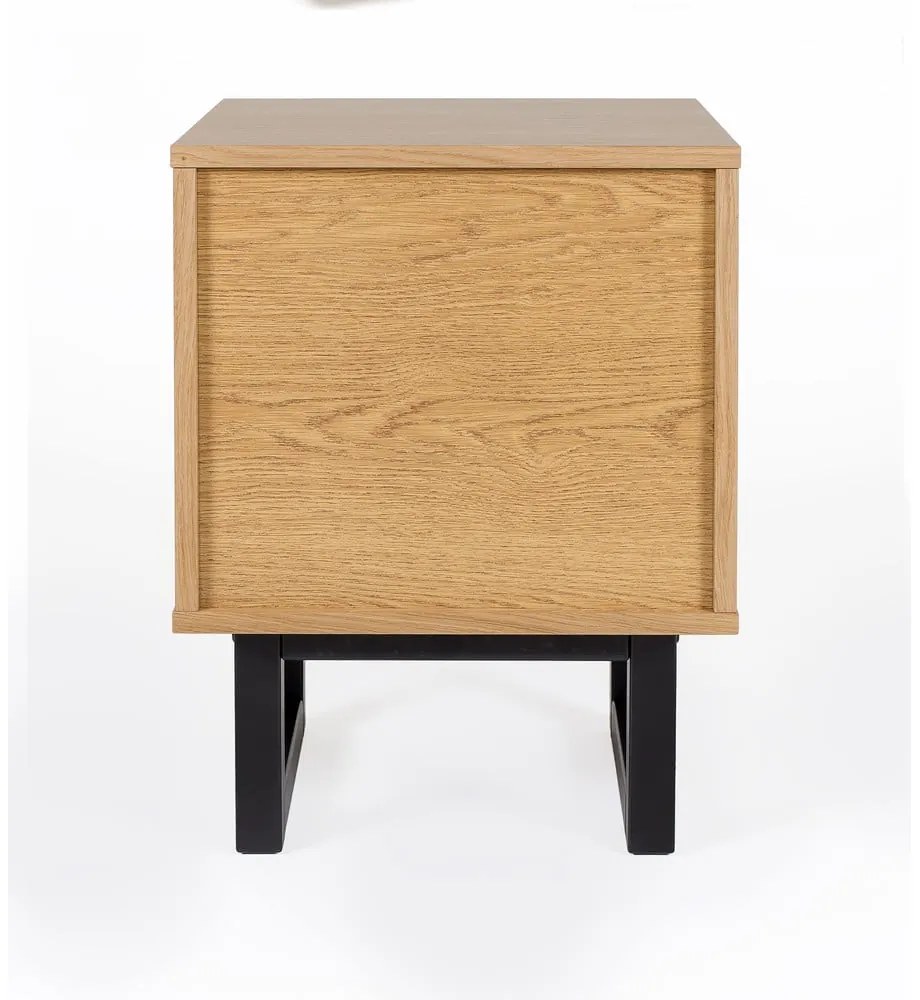 Camden Diamond Print éjjeliszekrény tölgyfa dekorral - Woodman