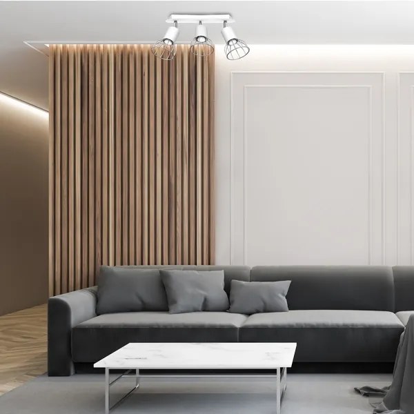 Spotlámpa DANTE 3xGU10/25W/230V fehér/fényezett króm