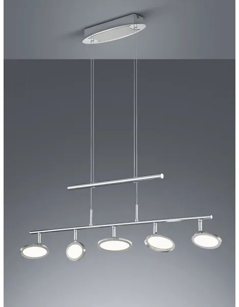 Trio - LED Csillár zsinóron DUELLANT 5xLED/4,3W/230V