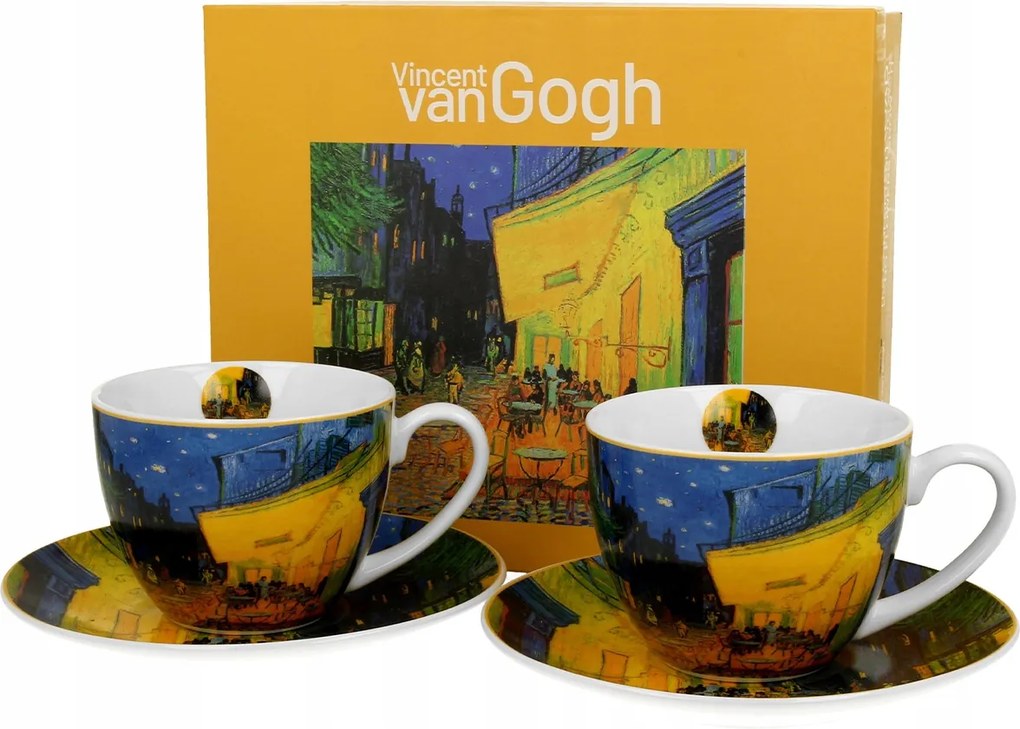 Elegáns csészealj szett Terrace At Night 2 db 270 ml