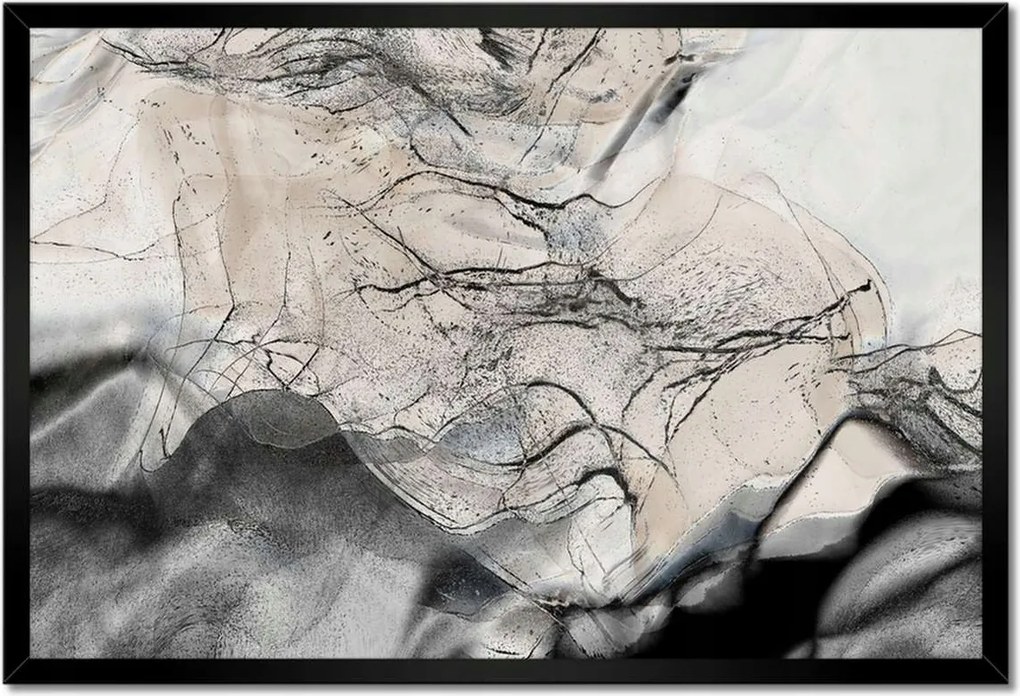 Poszterek keretben 60x40 Norvégia sziklás dűnéi