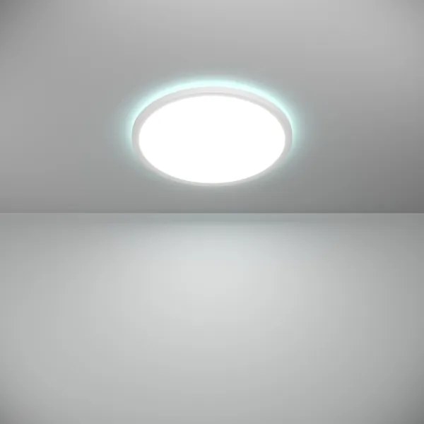 Eglo 901472 -LED RGBW Dimmelhető fürdőszobai lámpa ROVITO 18,5W/230V átm. 38,9cm IP44 fehér