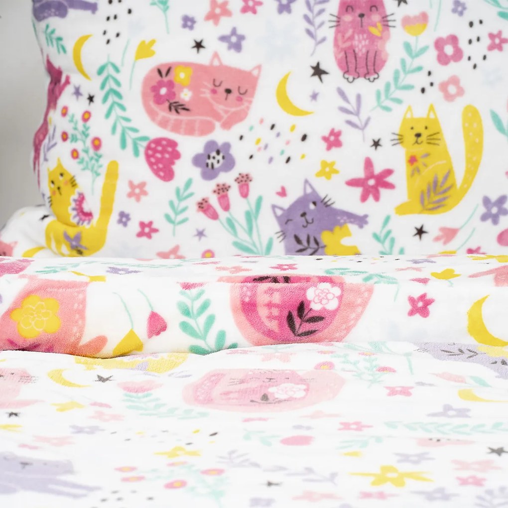 4Home Playful Paws mikroszálas ágyneműhuzat, 160 x 200 cm, 70 x 80 cm
