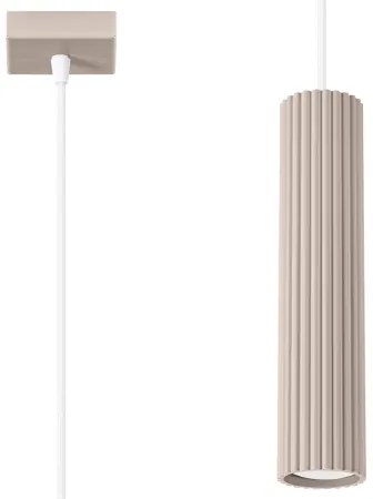 Brilagi - Csillár zsinóron CRESTO 1xGU10/10W/230V taupe