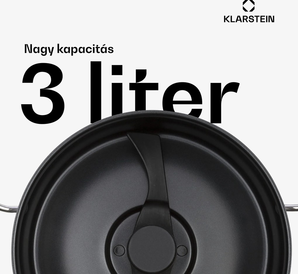 Klarstein Jam Session, lekvárfőző üst, 1000 W, 2 automatikus program