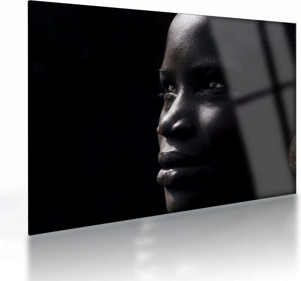 Kép - Afrikai nő (üvegen) (70x50 cm)