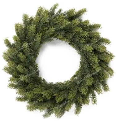 100% 3D Hatalmas Lucfenyő Adventi Koszorú 50cm