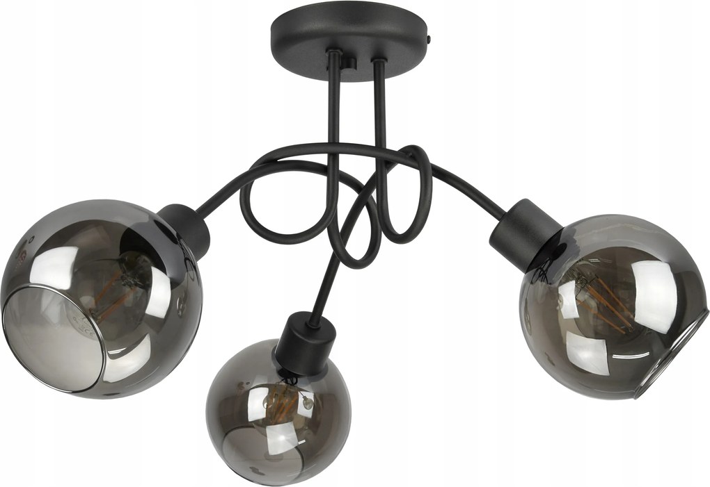 Függő Lámpa Mennyezeti Csillár Hurok Üveg Gömbök