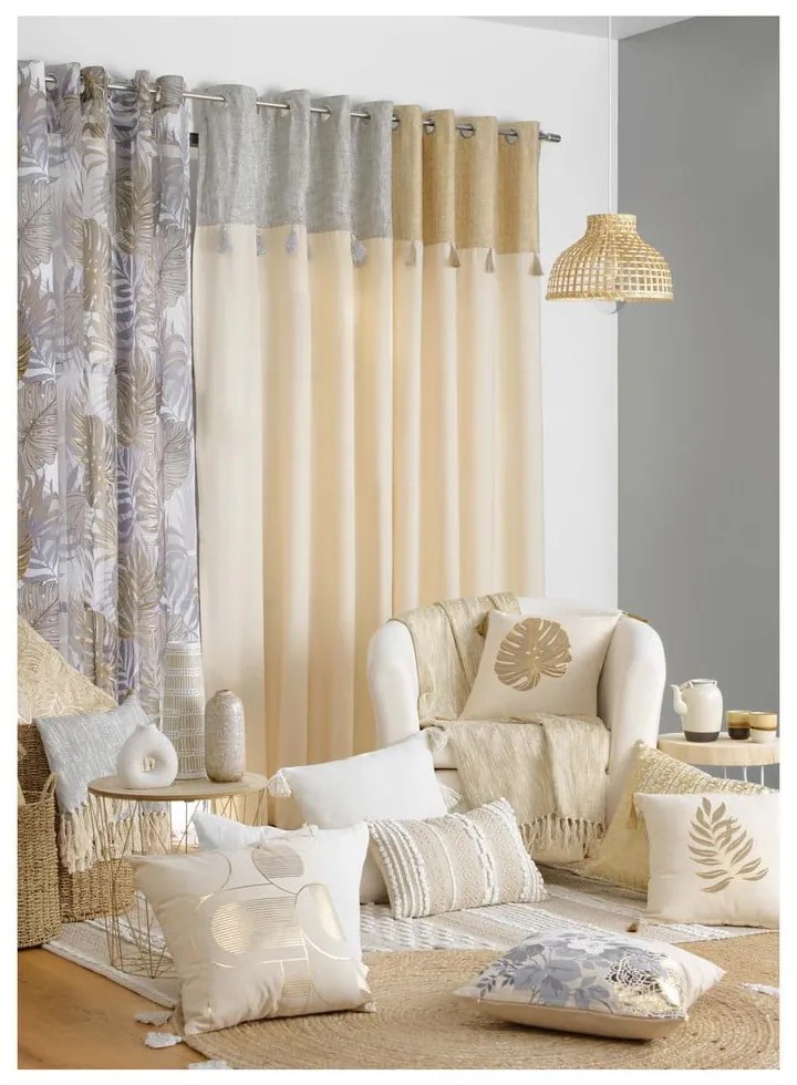 Bézs függöny 140x240 cm New Sultan – douceur d'intérieur