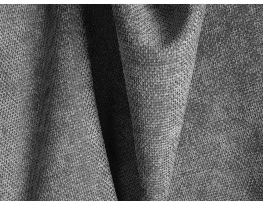 Világosszürke zsenília sarokkanapé (jobb oldali-U alakú) Treno – Cosmopolitan Design