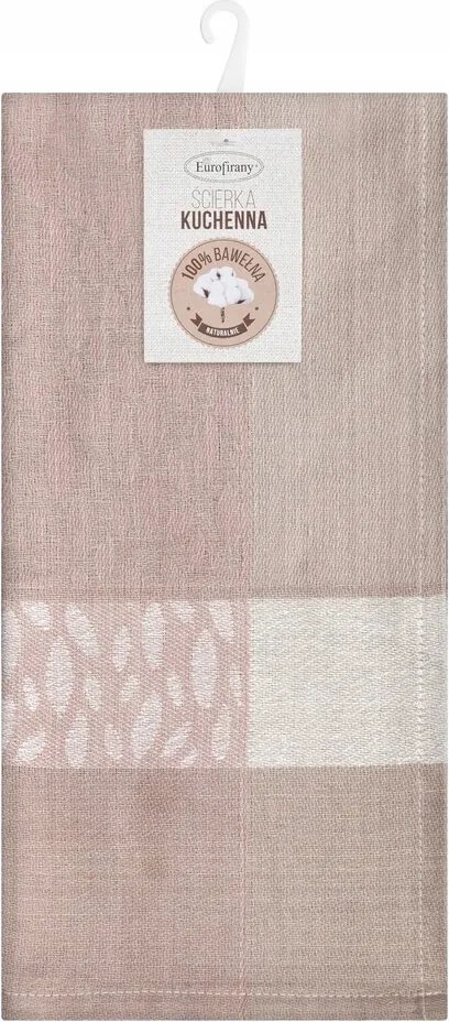 Konyhai törlőkendő Leaf 50x70 Eurofirany púderrózsaszín