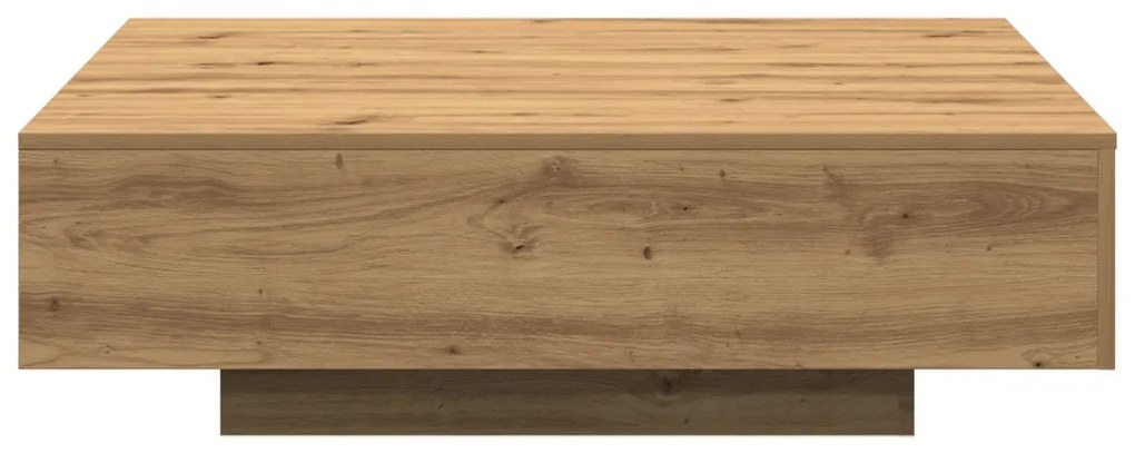 Kávézóasztal Kézműves Tölgy 100x100x31 cm Műgyanta