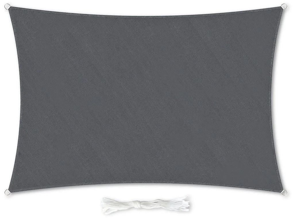Blumfeldt Téglalap alakú napellenző, 5 x 7 m, poliészter, légáteresztő