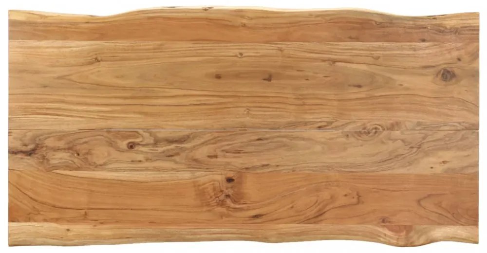 tömör akácfa étkezőasztal 154x80x76 cm