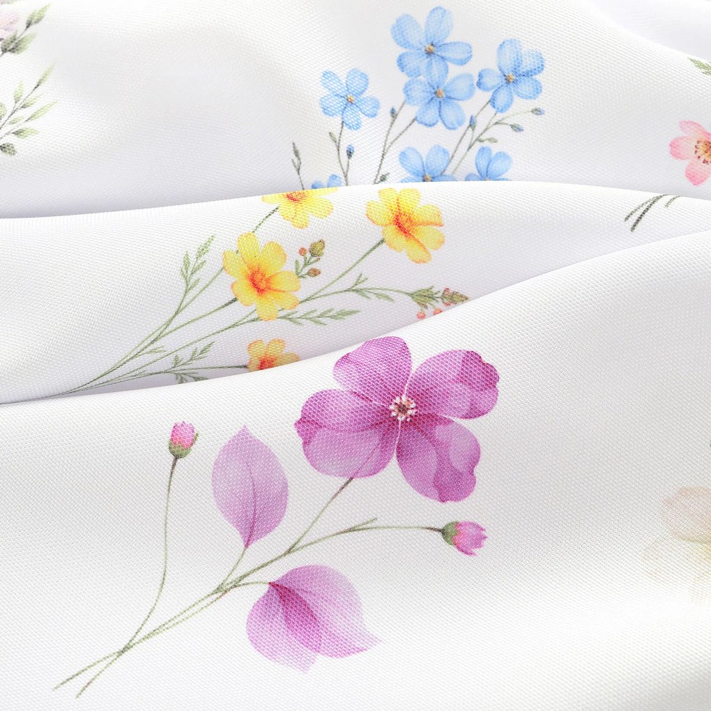 Goldea kör alakú teflonos terítő - virágoskert Ø 160 cm