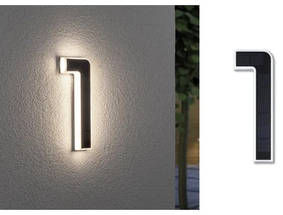 Paulmann 79842 - LED/0,2W IP44 Napelemes házszám 1,2V