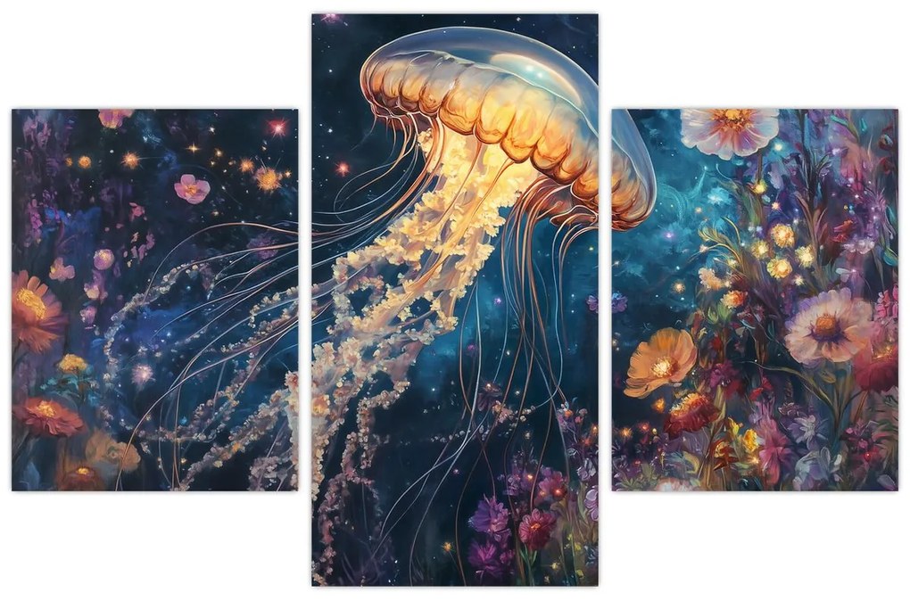Kép - Varázslatos medúza (90x60 cm)