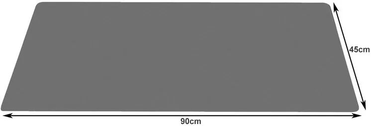 Egér és billentyűzet alátét 90x45x0,2cm Grey