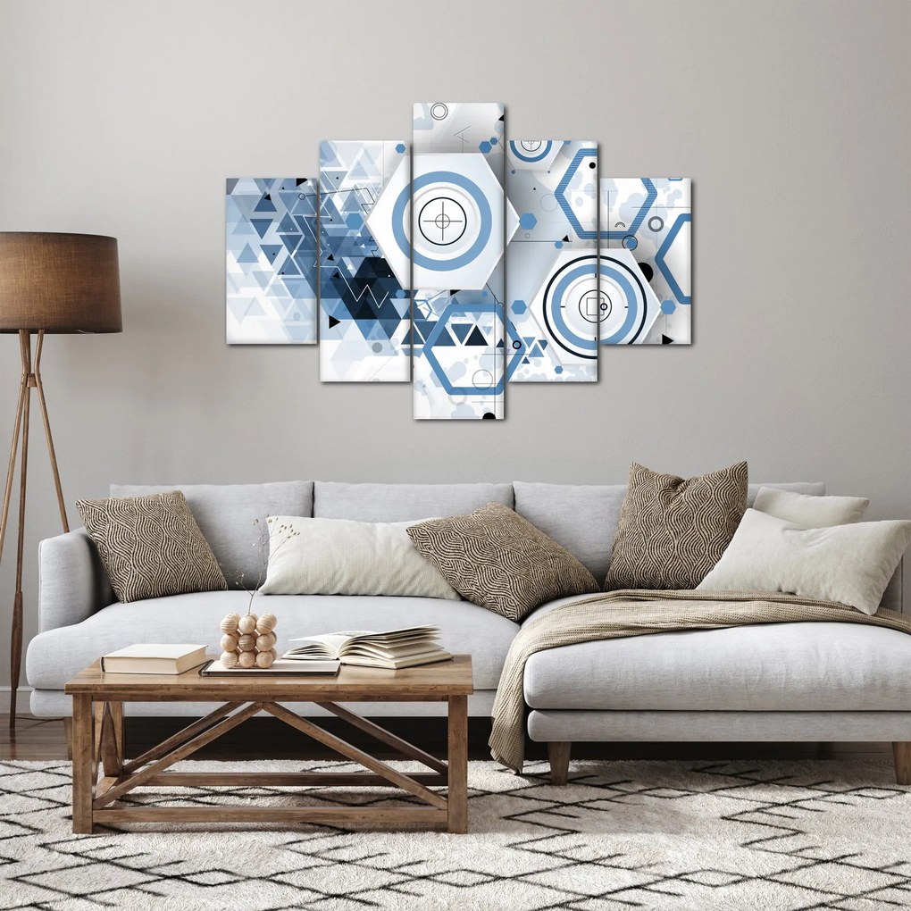 Kép - Geometriai absztrakció (150x105 cm)