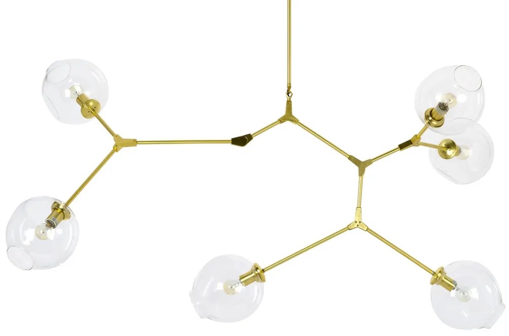 King Home SPLIT GOLD XCP8085-6.BRASS Függőlámpa 6x40W/E27 IP20