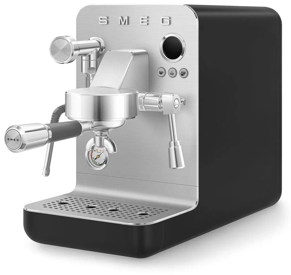 SMEG minikaros kávéfőző EMC02, fekete - Smeg