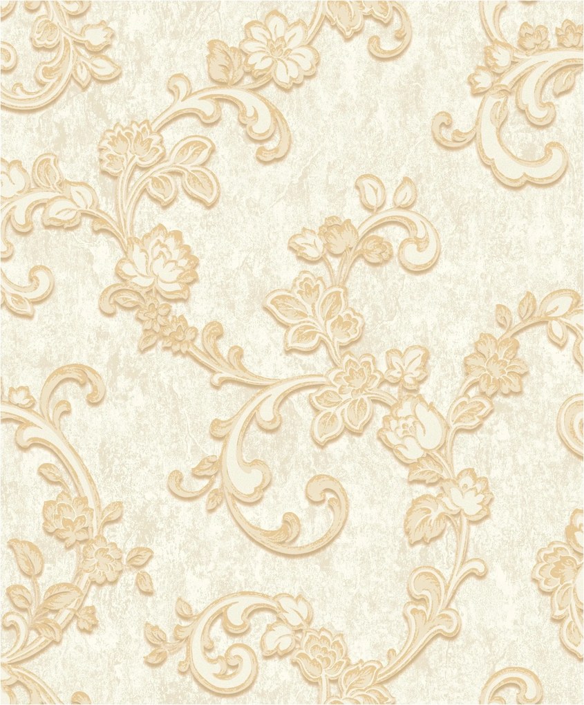 Vinyl fali tapéta Flizelin Dísz Glamour Bézs Fényes