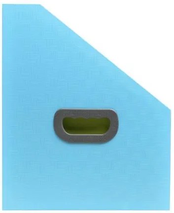 Harmonika iratpapucs, 265x325 mm, PP, 12 rekeszes, EXACOMPTA Pop'NCo, ciánkék (EX55599E)
