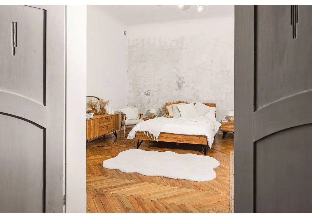 Tölgyfa franciaágy 180x200 cm Golo 2 - The Beds