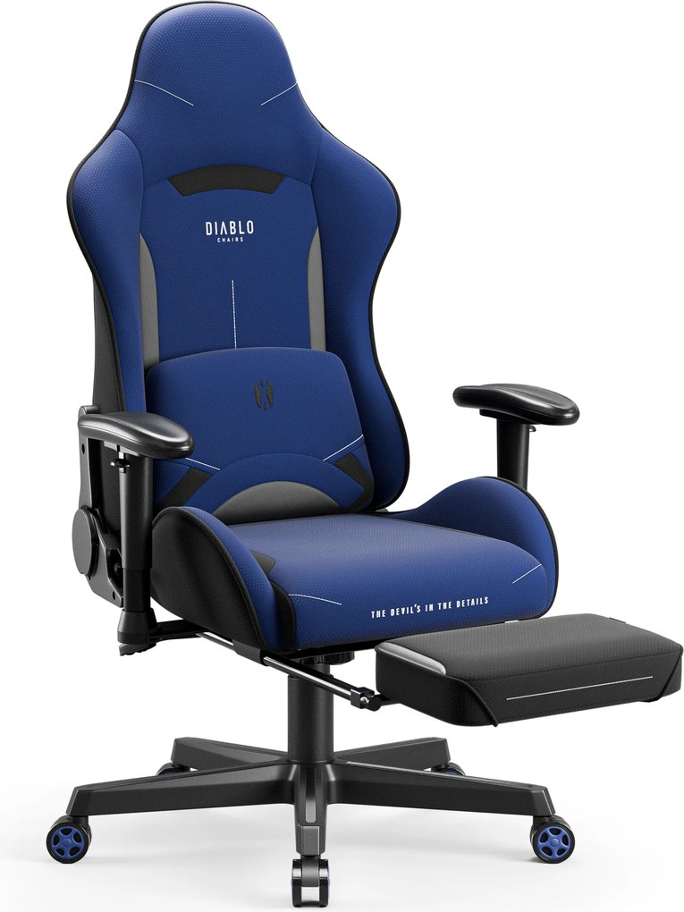 Gamer szék szövet Normal Size, sötétkék: Diablo X-Starter