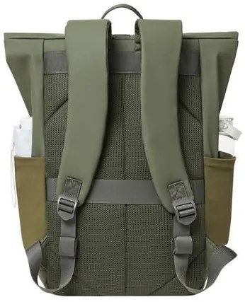 Notebook hátizsák, 14, 17L, rolltop, RIVACASE Eden ECO 7826, olivazöld (NTRE7826O)