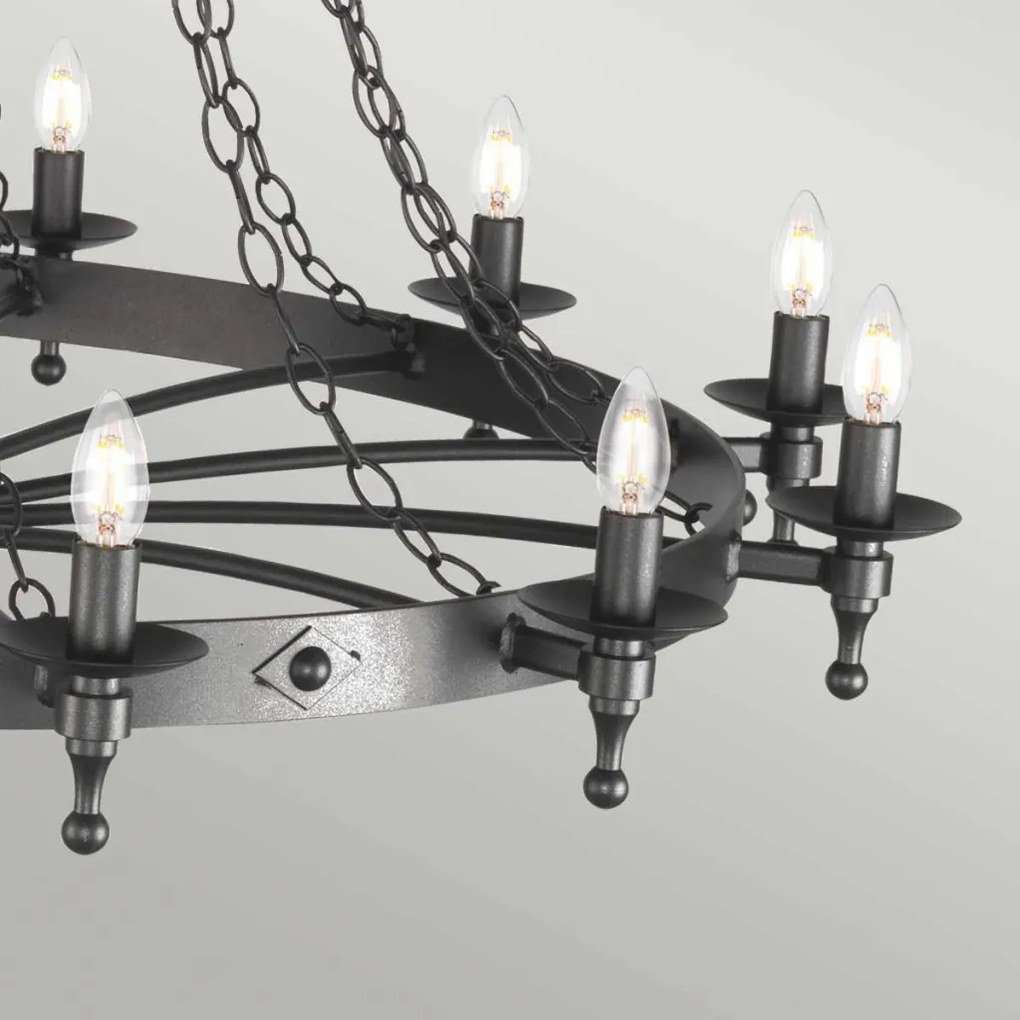 Elstead Lighting WARWICK WR18-GRAPHITE Csillár 18x60W/E14