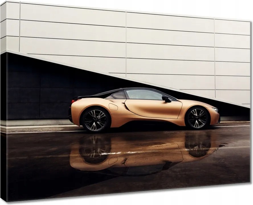 Vászonkép 80x60 Arany Bmw Autó