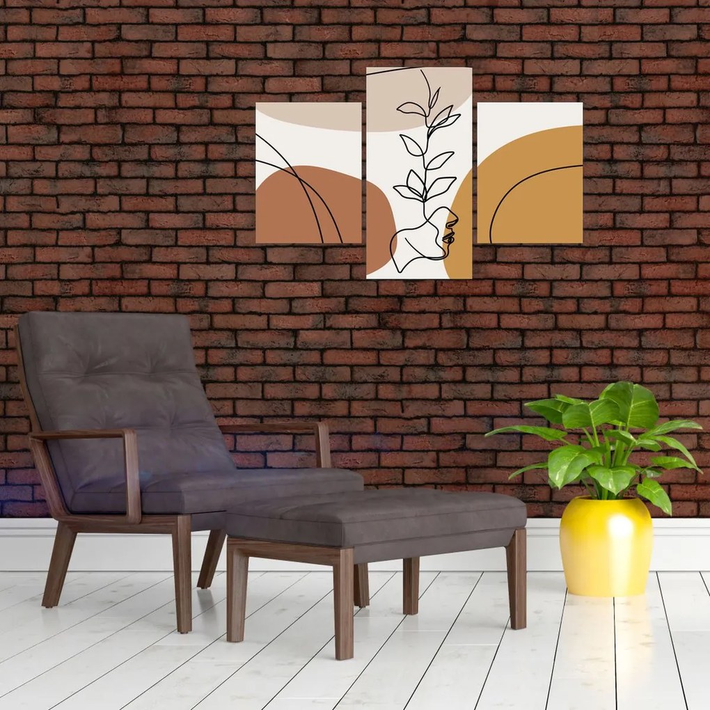 Kép - Boho formák (90x60 cm)