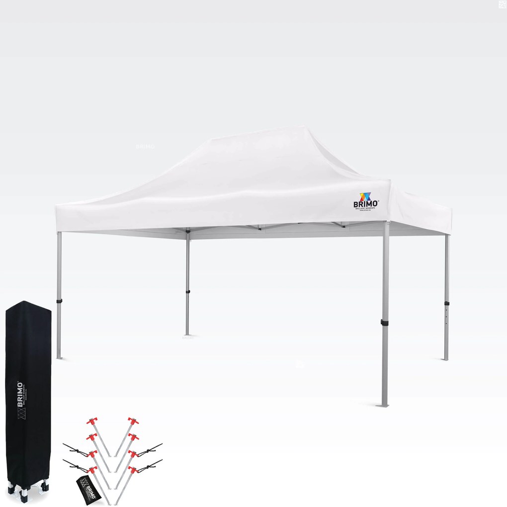 Kerti partysátor 3x4,5 m: Az Ön kuckója a pihenéshez és az ünneplésekhez - falak nélkül - Fehér