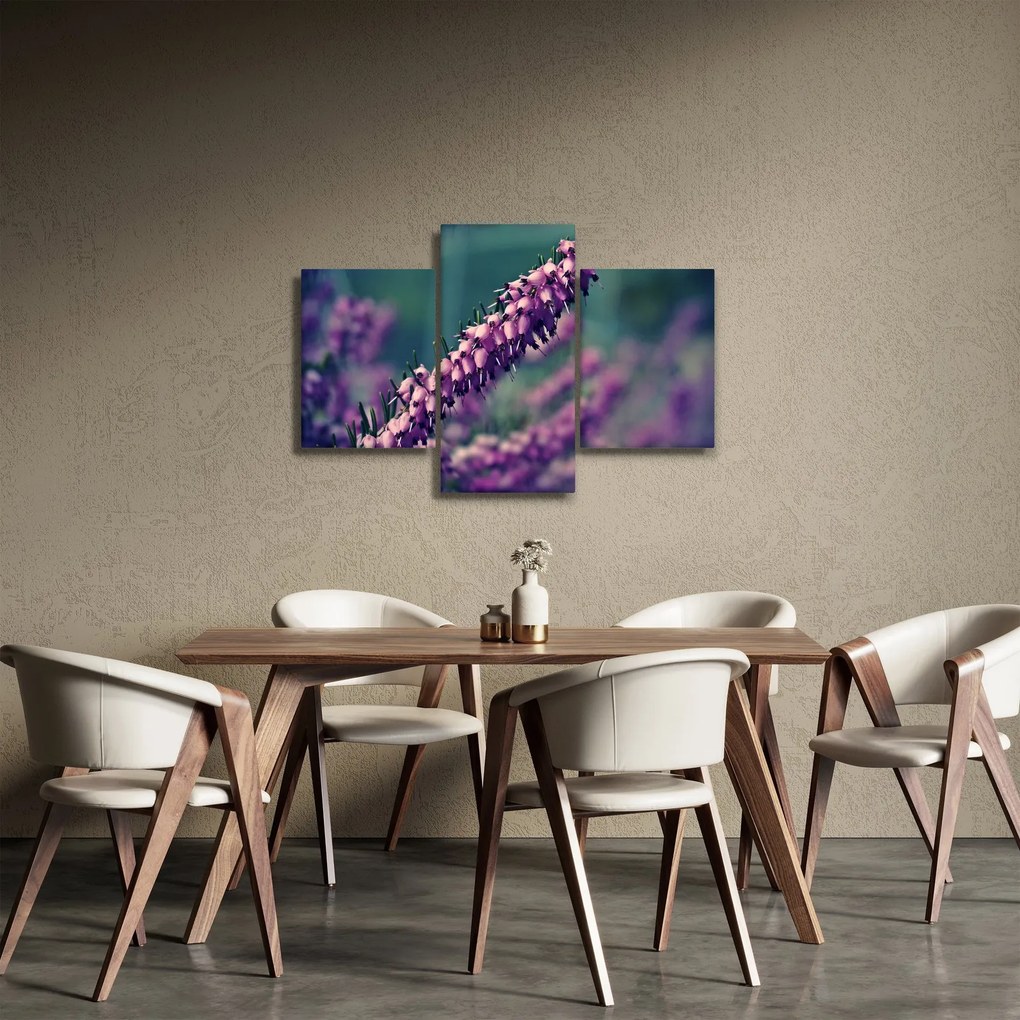 Lila virág képe (90x60 cm)
