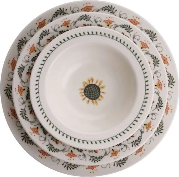 24 részes porcelán étkészlet