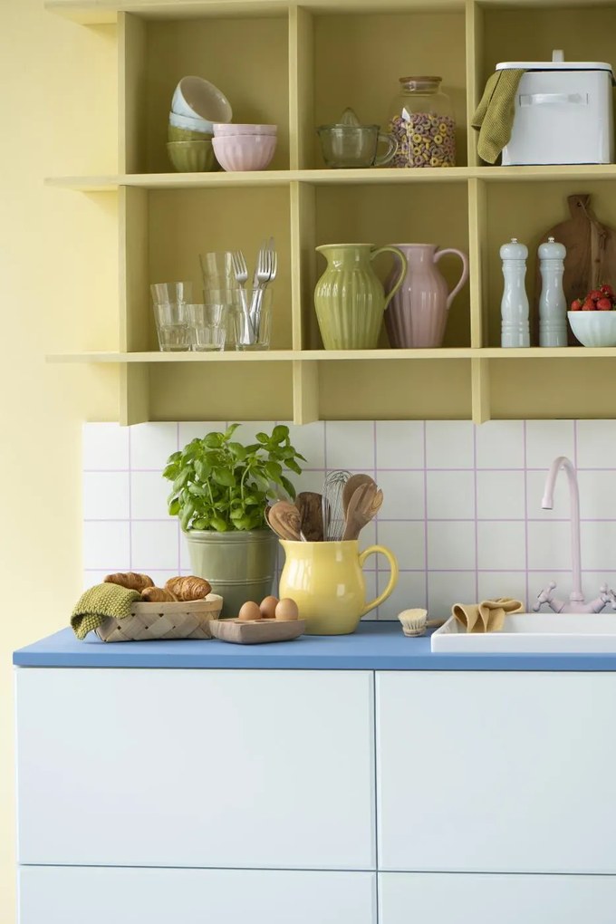 Sárga kerámia tésztástál MYNTE LEMONADE